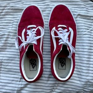 Red Old Skool Vans